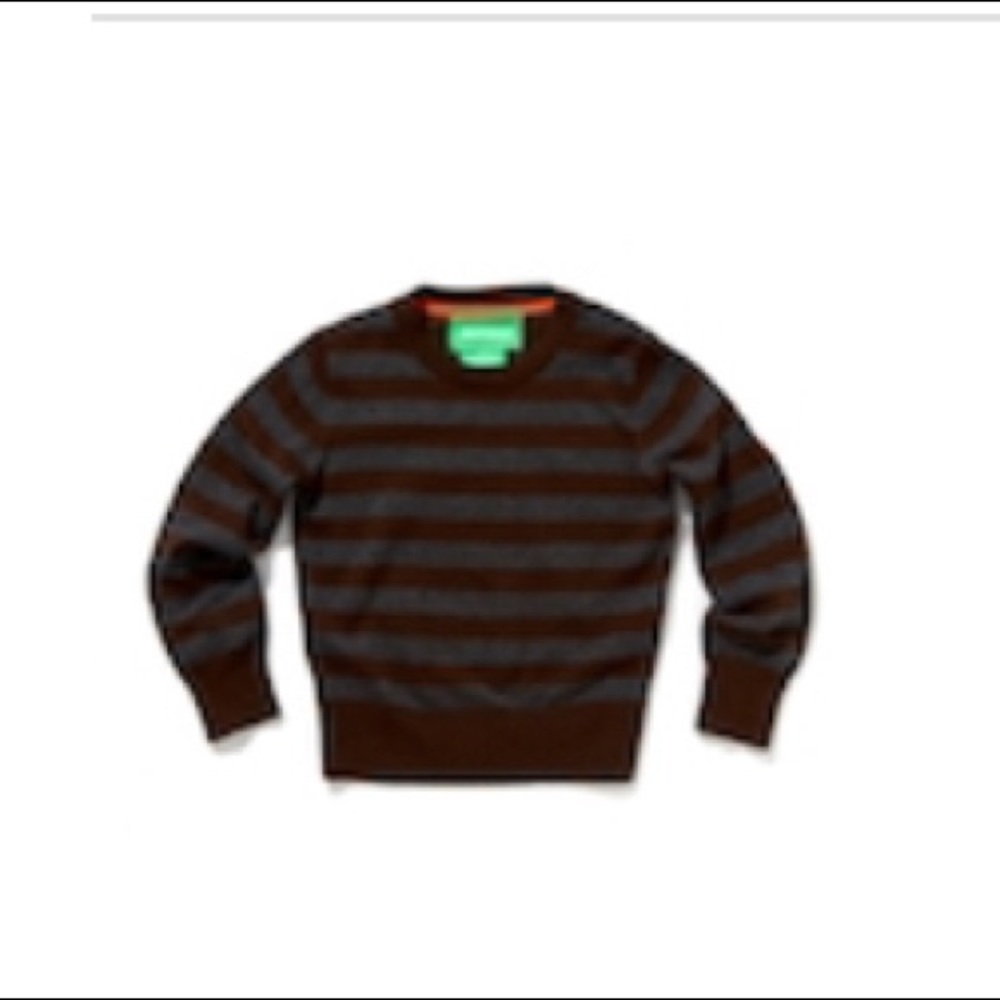 Boys Dartmoor Sweater size 6 grey and brown